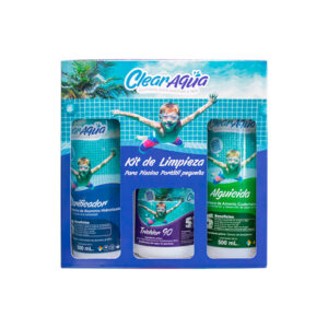 KIT QUIMICO LIMPIEZA PISCINA CLEAR AQUA