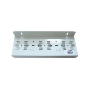 BRACKET WHITE DOUBLE HOUSING 3/4" BEND