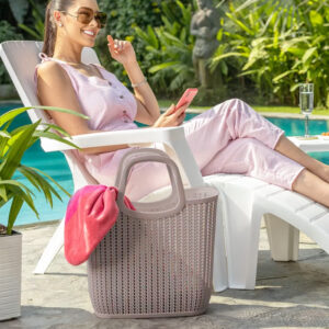 CNX033500-SBE BOLSA VALERIA SMOKE BEIGE/