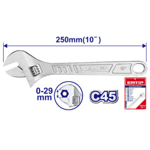 EAWH131022 LLAVE AJUSTABLE EMTOP 30MM