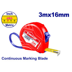 EMTP13101 CINTA METRICA EMTOP 3Mx16MM