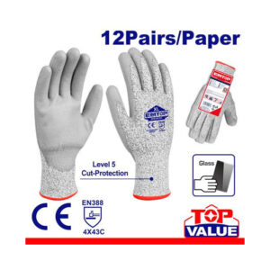 GUANTES CUT RESIST N5 XL 12PARE EPGV0301