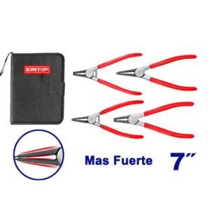 EPLSC7411 SET (4) ALICATES CIRCLIP EMTOP