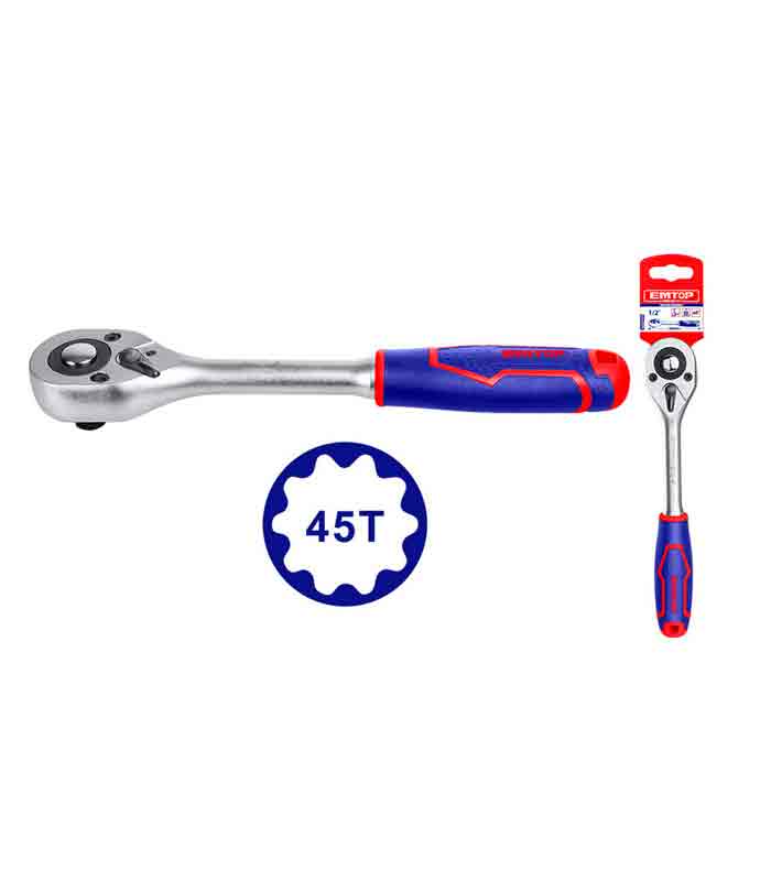 ERWH0121 LLAVE RATCHET 1/2" 45T 260MM