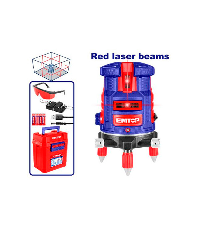 ESLE53001 NIVEL LASER ROJO EMTOP