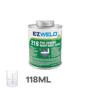 PEGAMENTO PARA TUBO PVC E-ZWELD 1/32G #218 118ML