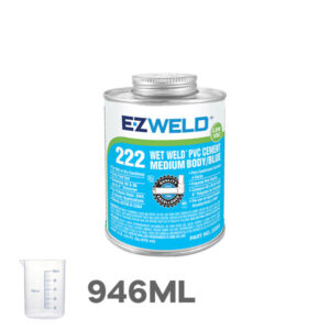 PEGAMENTO PARA TUBO PVC E-ZWELD 1/4G #222 946ML