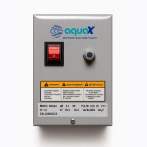 PANEL DE CONTROL 1.0 HP AQUAX-X 115V