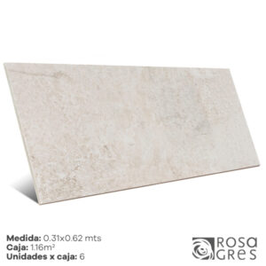 PISO PIETRO WHITE 0.31x0.62mts Antideslizante 1.165mt2