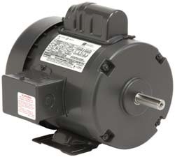 US Motors, TEFC, 1 HP, 1 fase, 3450 RPM Motor, T1C1J