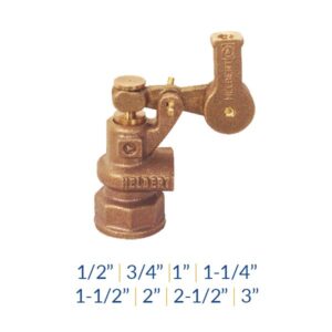 HKSF012 VALVULA FLOTE 1/2" BRONCE S/BOYA