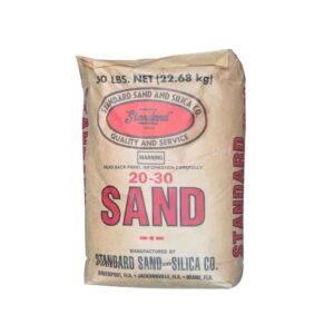 Arena silica saco 50 libras (malla 20-30)