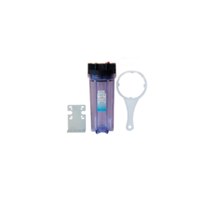 HOUSING CLEAR 2.5” x 10” 3/4” NPT BLACK