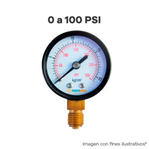 MANÓMETRO AQUABRO 0-100 PSI