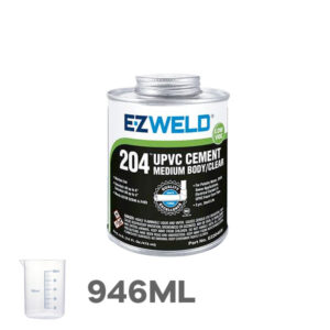 PEGAMENTO PARA TUBO PVC E-ZWELD 1/4G #204 946ML