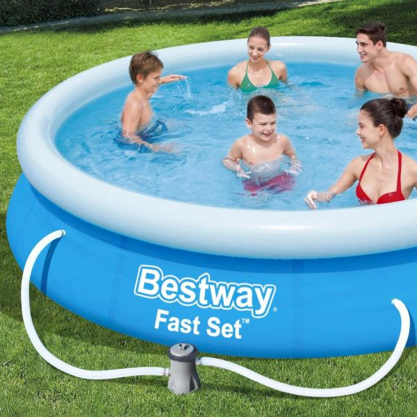 Piscina Inflable BESTWAY 3.66Mx76CM Con Bomba (Modelo 57275) - Imagen 4