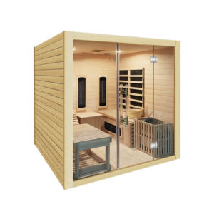 SAUNA RELAX-02 1.80x1.80x1.90 4P 6KW 220 RST-INFR