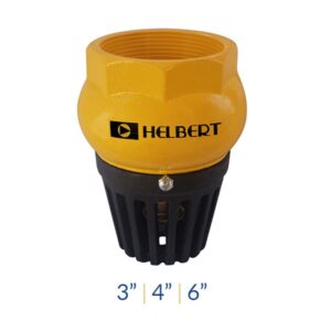VALVULA DE PIE 3", 4" y 6" HELBERT H.F.